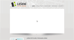 Desktop Screenshot of leseni-kase.cz