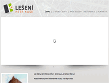 Tablet Screenshot of leseni-kase.cz